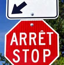 New street signs in new brunswick
