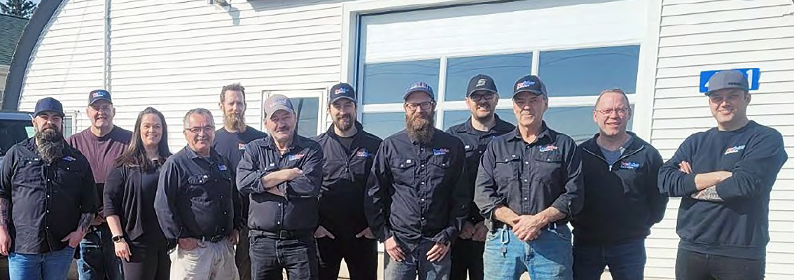 Pro Color Team Standing infront of Shop