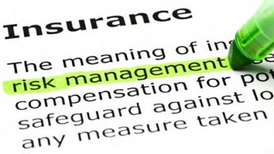 Highlighted "risk management" on paper